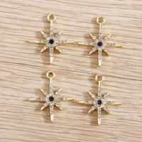 5pcs 1619mm crystal star charms for jewelry making alloy pendants diy necklace bracelets earrings handmade crafts jewelry