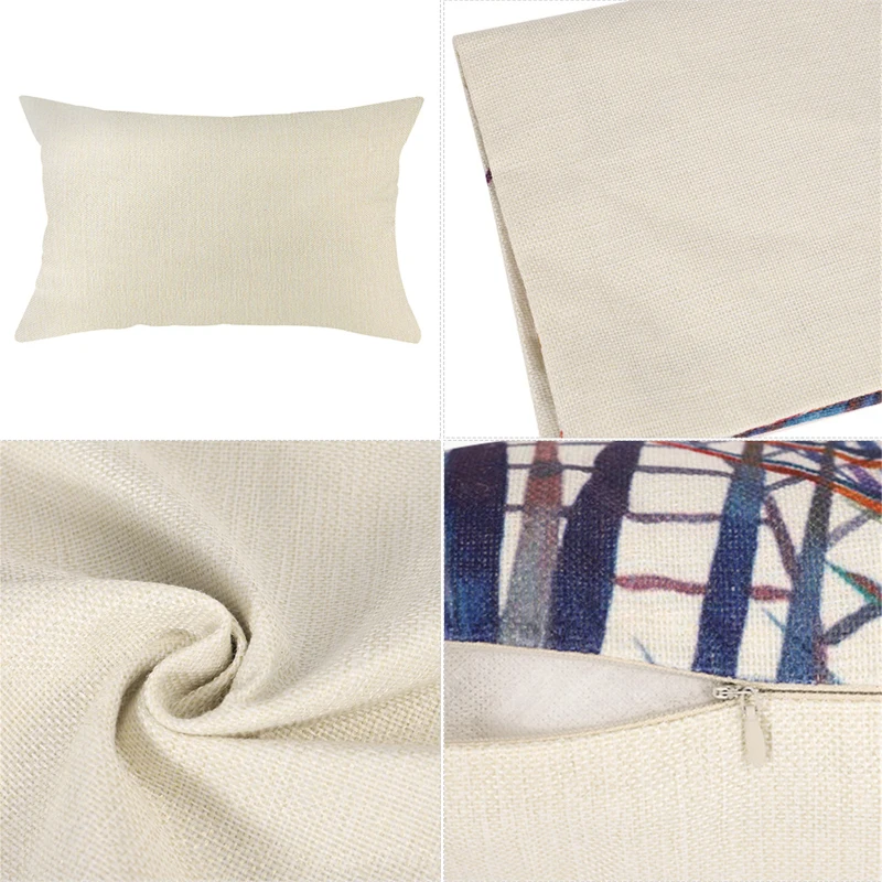 

45x45 Abstract Flower Style Linen Cushion Cover for Bed Pillows Cases for Sofa Covers for Home Living Decoration