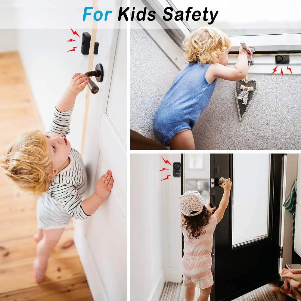 Elecpow 4 Modes Wireless Door Window Burglar Sensor Alarm Open Detectors Freezers Close Reminder Security Protection Alert | Безопасность