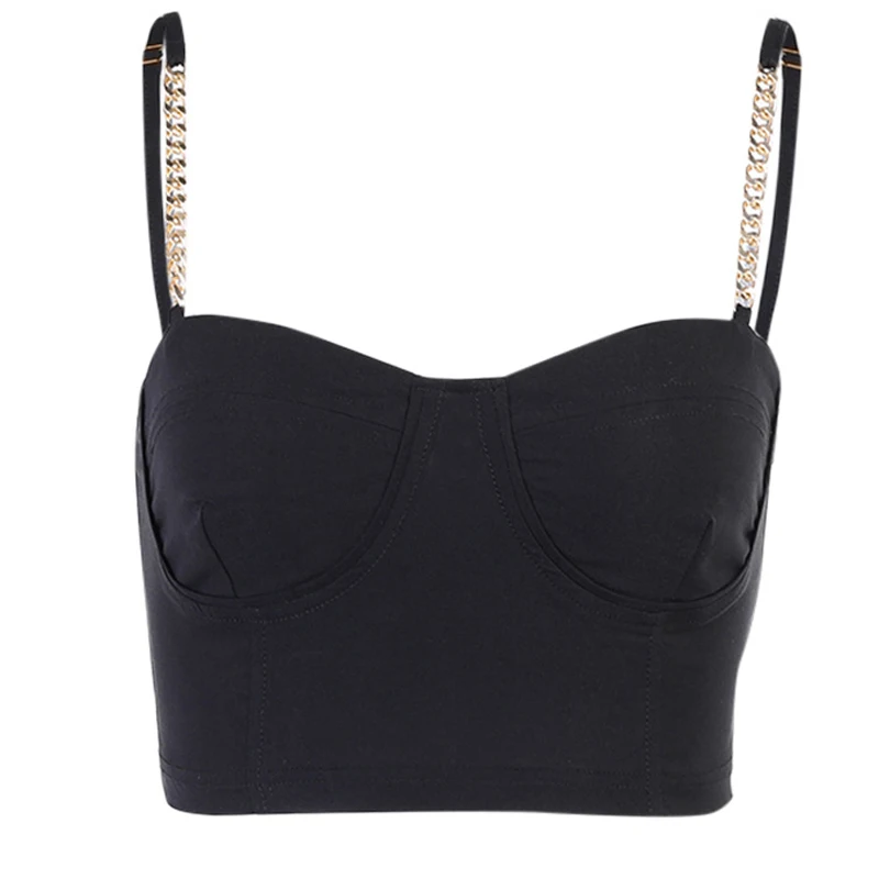 

CINOON Amazing New Women Underwear Sexy Push Up Bras European Fashion Chain Vest Bralette Outer Wear Brassiere Lingerie