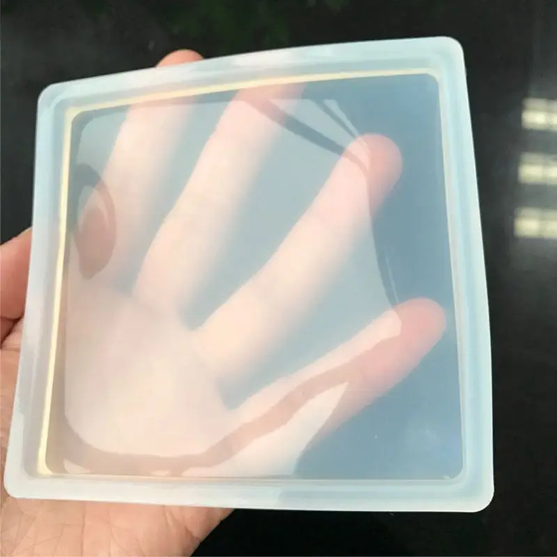 

6 Pack Big Designs Resin Molds Square Round Silicone Resin Jewelry Casting Molds