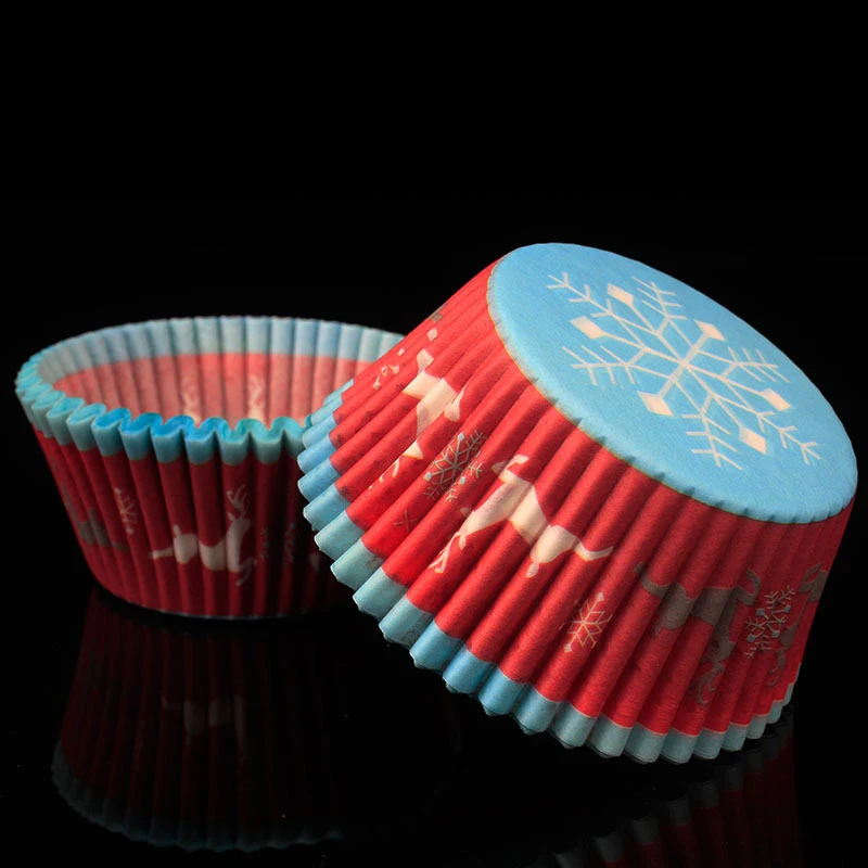 100pcs One set G2 100 шт./компл. торт Топпер DIY Бумажные Формочки для кекса День Рождения вечерние свадебные Семейные сборные изготовление кексов принадлежности для украшения торта инструменты - Цвет: 100pcs One set G2