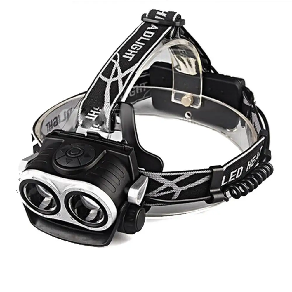 

2 x T6 3 Modes Waterproof LED Zoom Headlamp Headlight Head Lamp Torch for Outdoor Camping