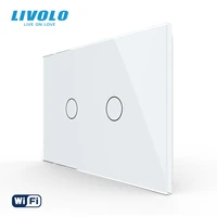livolo us 2gang smart wifi wall touch switchsmart wireless intelligent controlautomation 1way appgoogle homealeaxcontrol