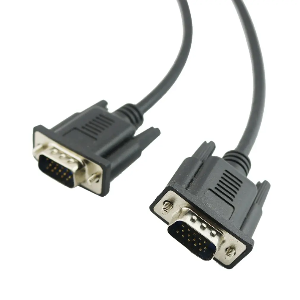 HD 15Pin VGA D-Sub DB15 Short Video Cable Cord Male to for Monitor 30cm | Электроника