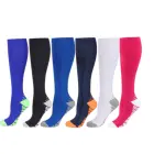Компрессионные носки, мужские, женские, мужские, нейлоновые, медицинские, для уличных занятий велоспортом, быстросохнущие, дышащие, для бега