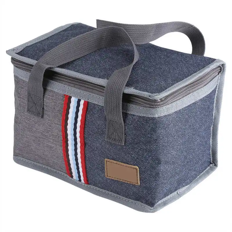 

Portable New Thermal Insulated Lunch Box Tote Cooler Handbag Bento Pouch Dinner Container School Food Storage Bags