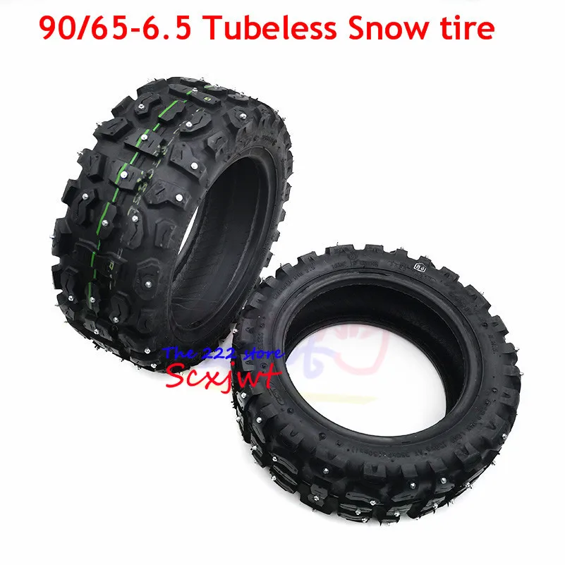 Новый 90/65-6 5 зимние шины для бездорожья бескамерные электрический скутер Dualtron