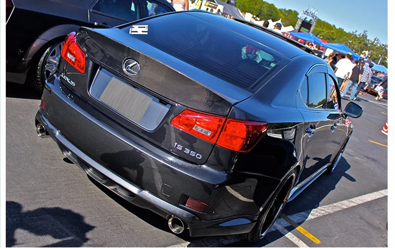 Задний багажник из углеродного волокна утиный спойлер заднее лобовое стекло