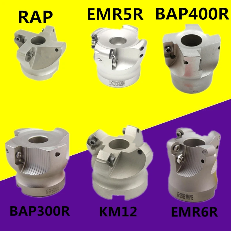 Фрезерный держатель для фрезерного станка BAP400R BAP300R RAP300R RAP400R KM12 EMR5R EMRW6R 63 22 4T 5T 6T |