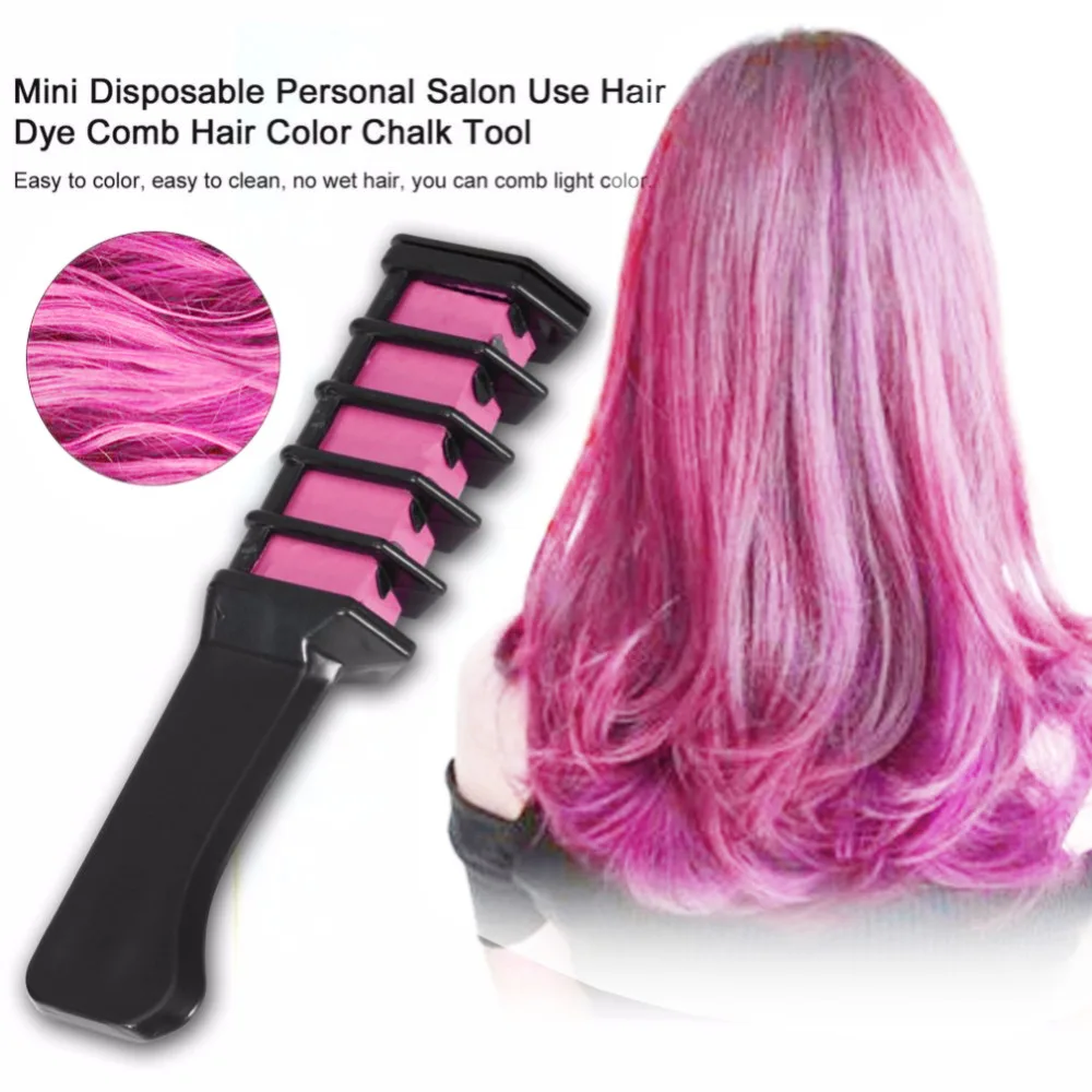 

Wholesale 8 Color Mini Disposable Personal Salon Use Temporary Hair Coloring Comb Crayon Hair Coloring Tool Coloring Agent