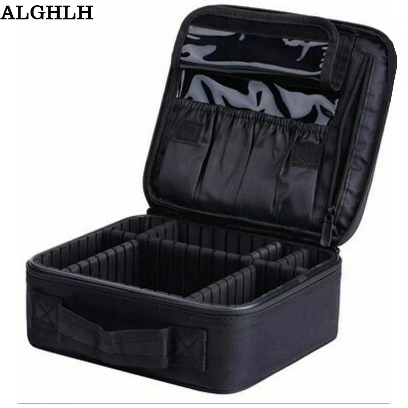 ALGHLH брендовая Улучшенная регулируемая Женская Профессиональная косметичка