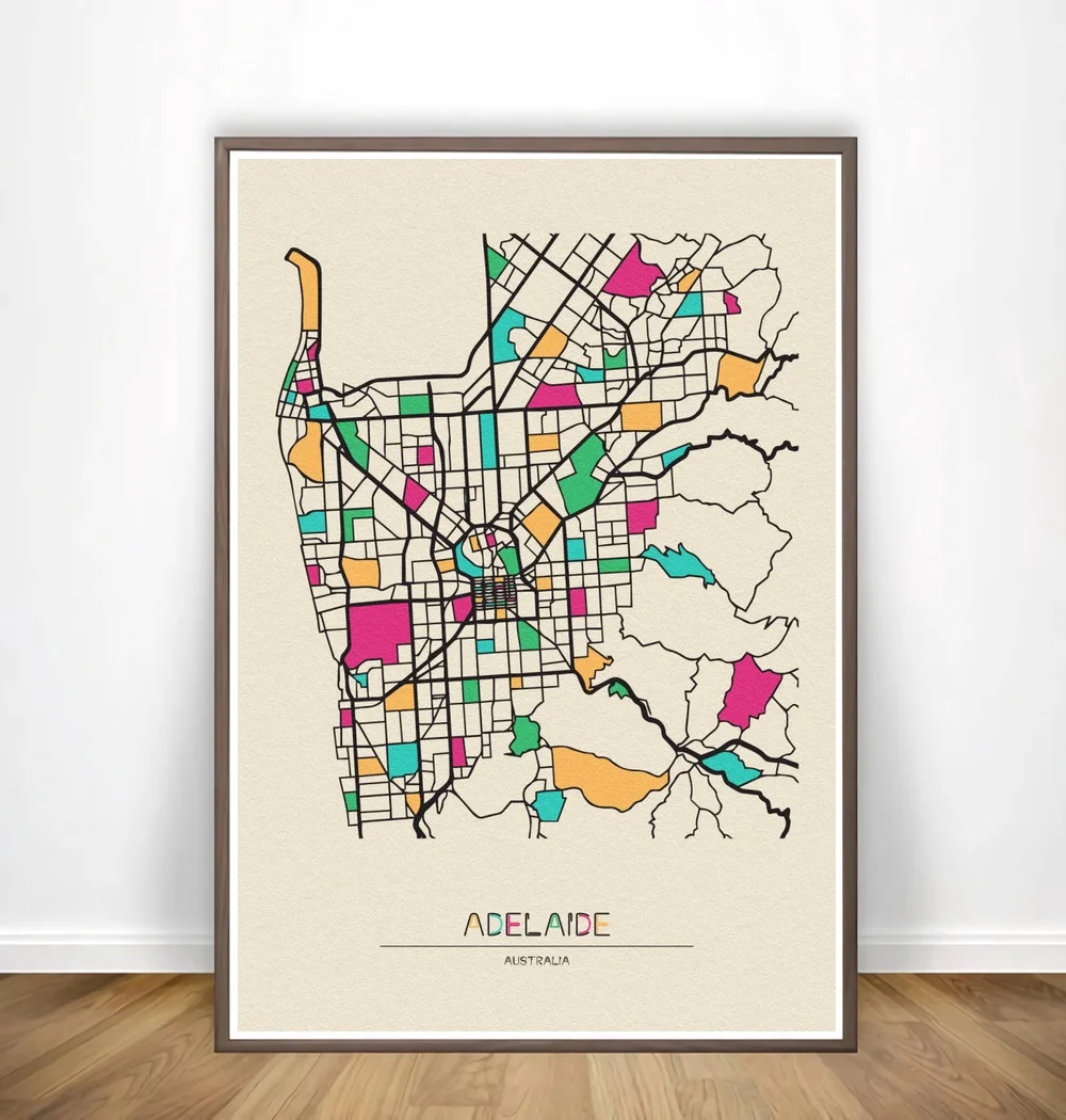 Аархус Абу Даби Аделаида альбукверк Алиса Спрингз Амман красочные карты города