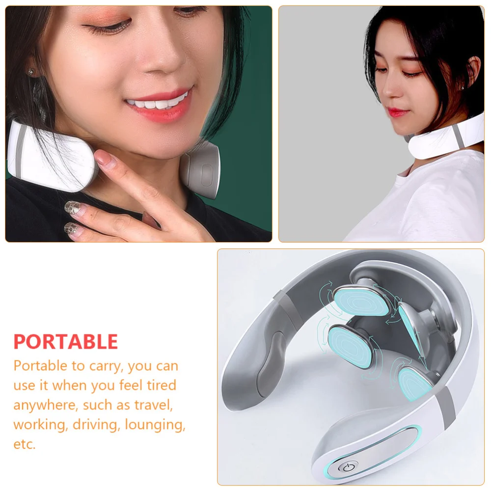 

1 Set Electric Neck Massager Neck Massaging Tool Electric Neck Guard Massager