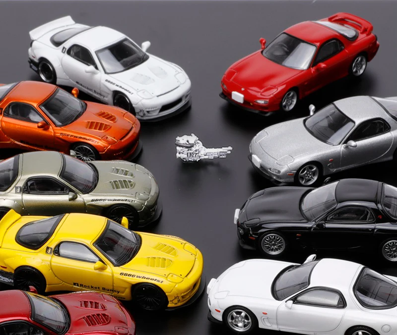 Роторный двигатель RX7 в масштабе 1/64 литье под давлением модель ротора 13B