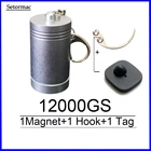 Съемник бирок на магните 12000GS, портативный Съемник бирок безопасности + 1 съемный крючок для снятия бирок + 1 датчик