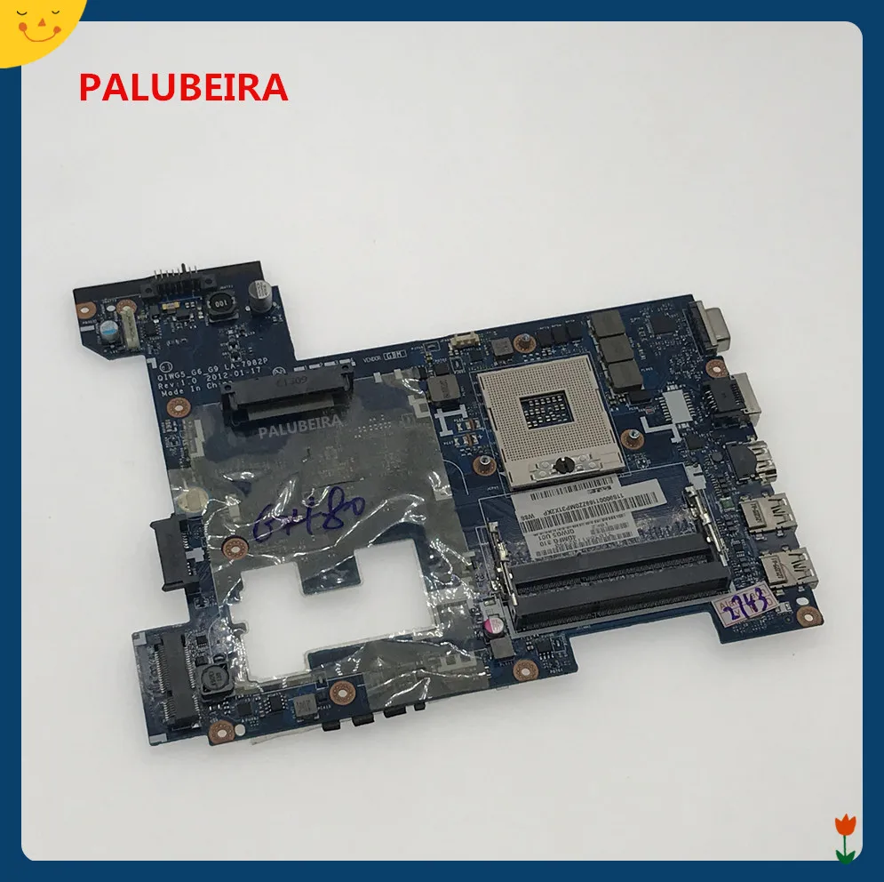 LA-7982P высокого качества для Lenovo G480 Материнская плата ноутбука g480 P480 QIWG5_G6_G9