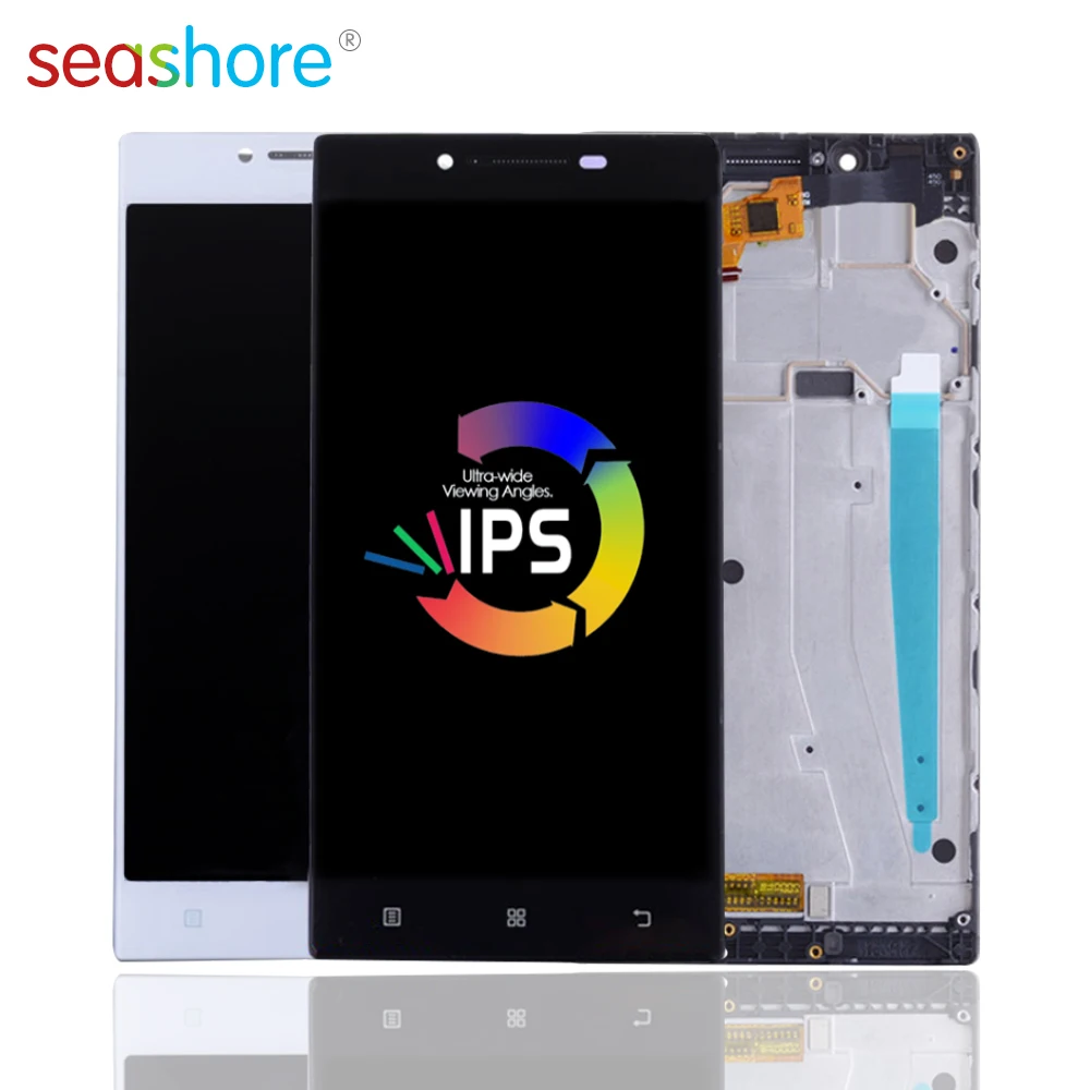 

5.0"ORIGINAL For LENOVO P70 LCD Touch Screen Digitizer Assembly For Lenovo P70 Display with Frame Replacement P70A P70-A P70-T