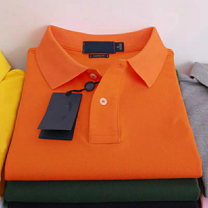 

small horse Summer outdoor embroidery polo short sleeves Classic in solid colors polo mens clothing men fashion dress shirt men