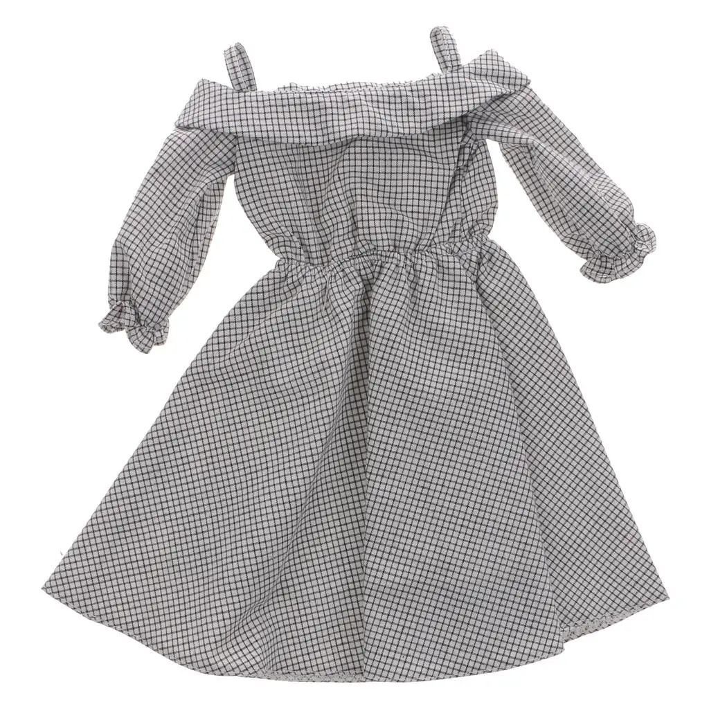 

And Way Plaids Checked Shoulder Strap Dress for 1/3 Sd