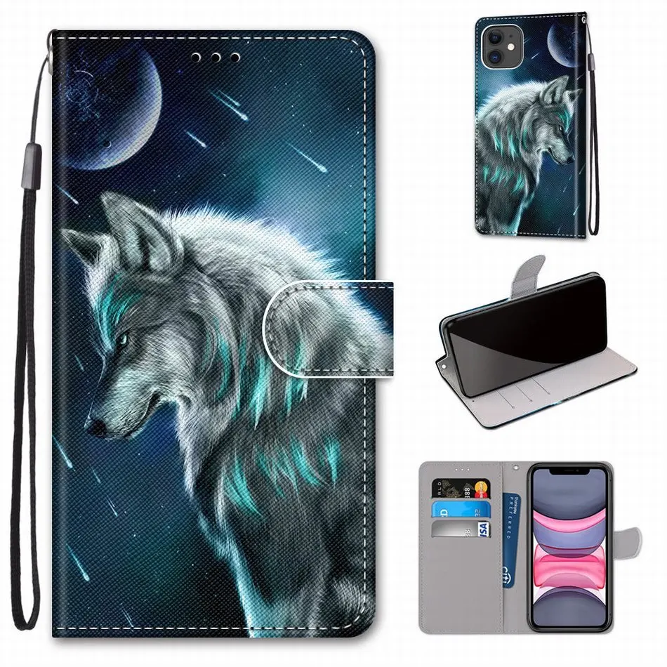 Чехол для телефона с дикими животными кожаный чехол sony Xperia 10 L2 L3 X XA XA1 XA2 Plus кошелек