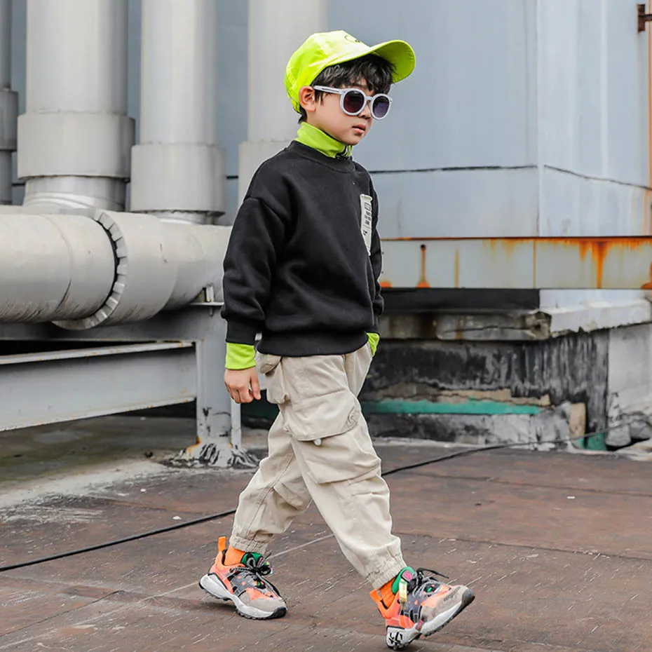 Детский свитер детский пуловер в стиле пэчворк для девочек Модный из 2 предметов