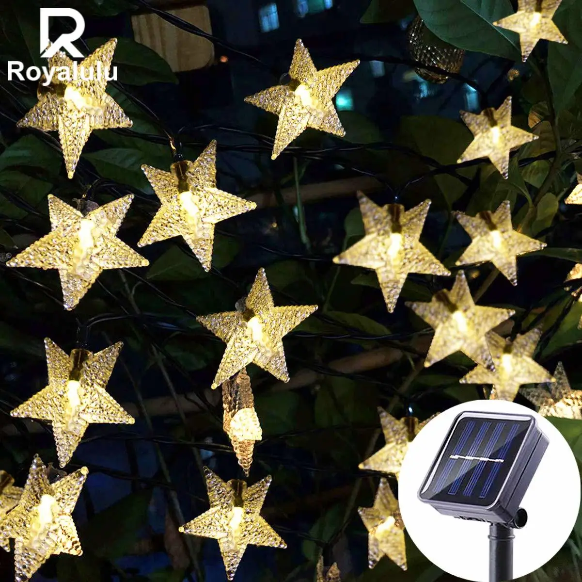 

LED Solar String Light 6m 50LEDS Solar Star String Fairy Light Outdoor Garden Christmas Party Decoration Solar Lights