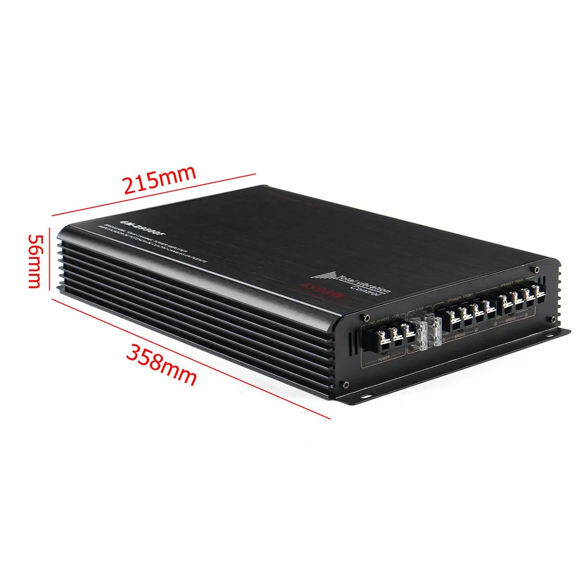 DC10-16V 4500 Вт 4 канала 3D стерео алюминиевый брелок для автомобильных ключей аудио