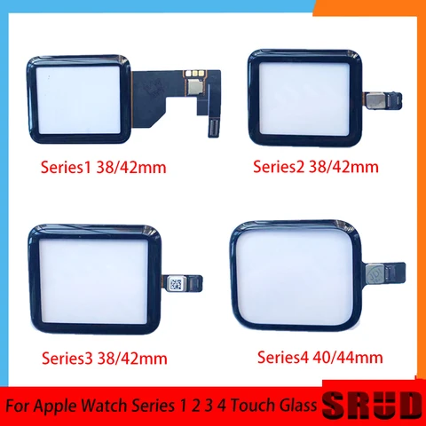 Дигитайзер сенсорного ЖК-экрана 1 шт., стеклянная панель объектива для Apple Watch series SE 8 2 3 4 5 6 7 9 49 мм 42 мм 40 мм 44 мм, запасные части