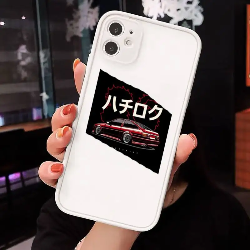 

AE86 Japan JDM Car high quality Phone Cases shell matte transparent For iphone 7 8 11 12 plus mini x xs xr pro max cover