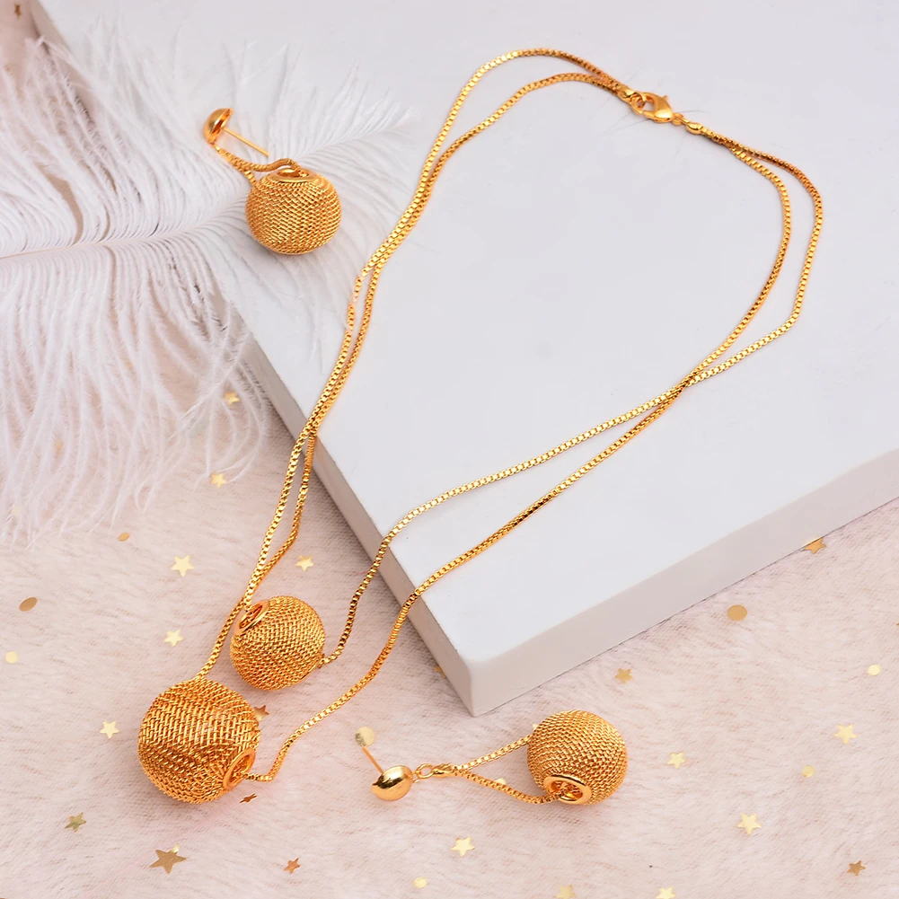 WANDO комплект золотых ювелирных украшений из эфиопских бусин эритрея африканские