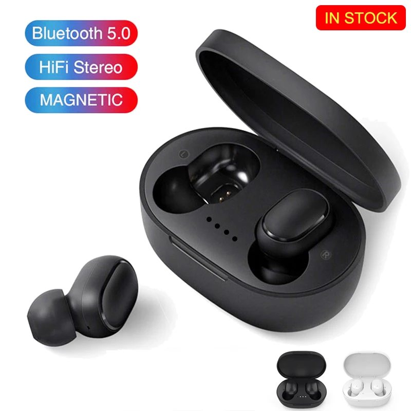 

A6S TWS Bluetooth Earphones Wireless Headphones Sport Noise Cancelling Headsets Mini Stereo Earbuds with Mic for All Smartphones