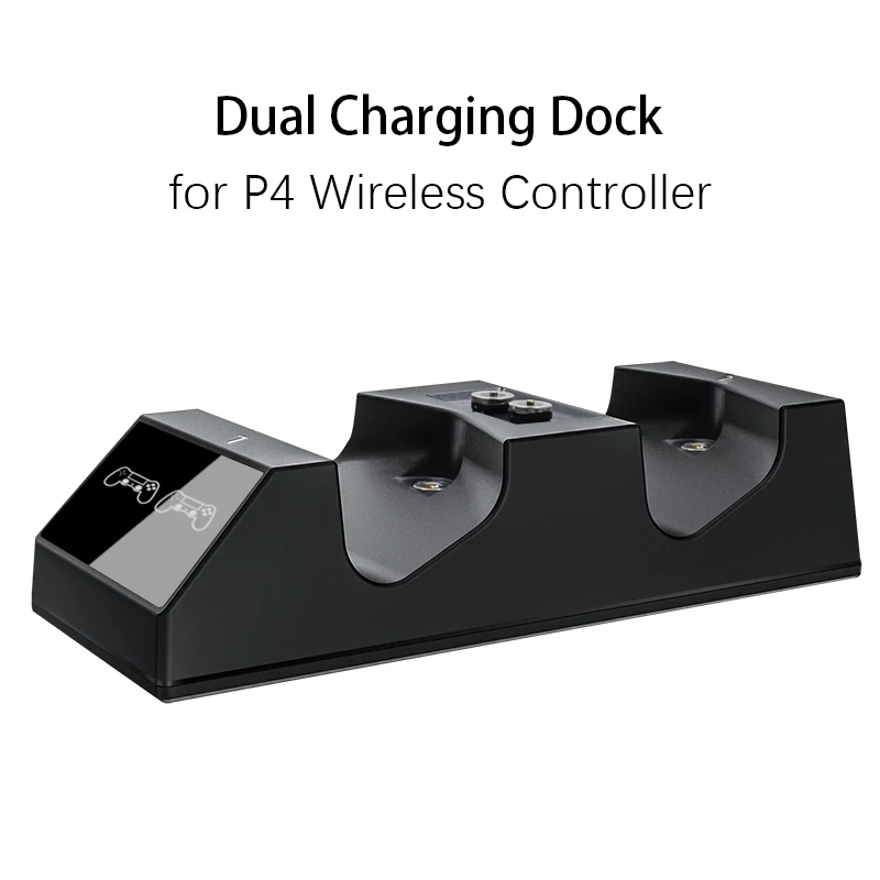 PS4 Pro Slim Dual-Wireless Controller Charger Station Stand Mini USB Port Charging Dock Magnet LED Indicator | Электроника