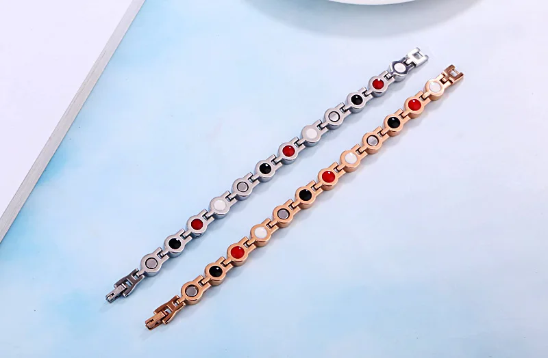 Новинка Женский магнитный энергетический Браслет Стразы здоровье энергия