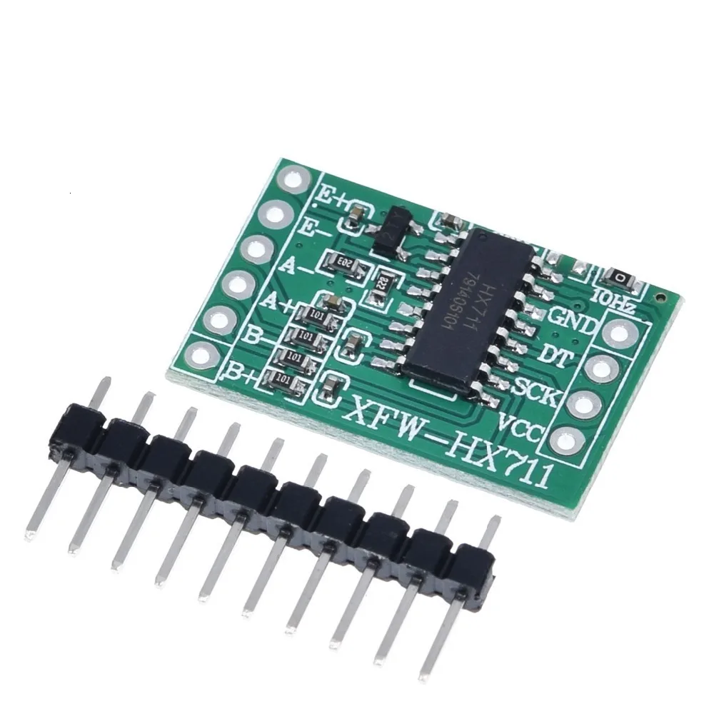 TZT для Arduino двухканальный HX711 весом датчик давления 24-бит точность A/D Модуль DIY электронные весы