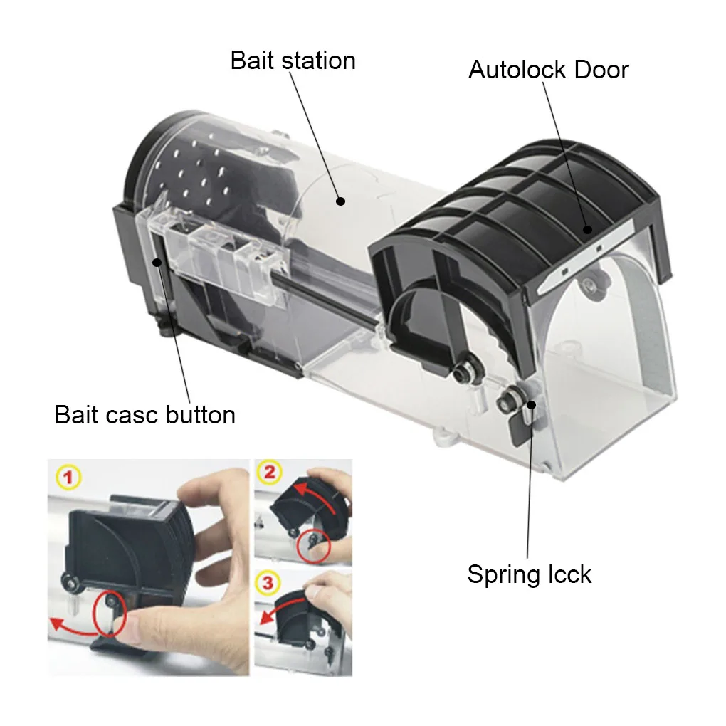 Ловушка для мыши прозрачная многоразовая дома и улицы | Инструменты