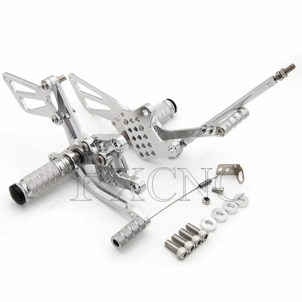 CNC мотоцикл подножки отдых Rearset задний Набор Подножка для Suzuki GSXR 600 750 1000 K1-K5 SV 650 SV650S SV1000/S 1998