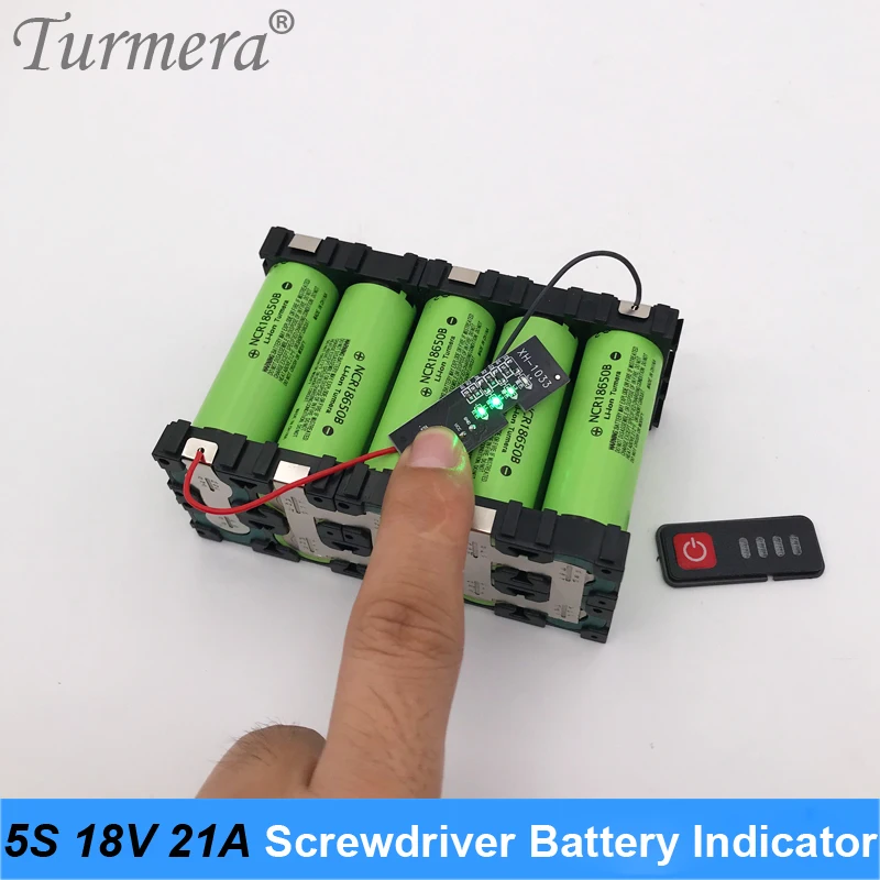 5S 18V 21V электрическая дрель шуруповерт индикатор емкости батареи светодиодный