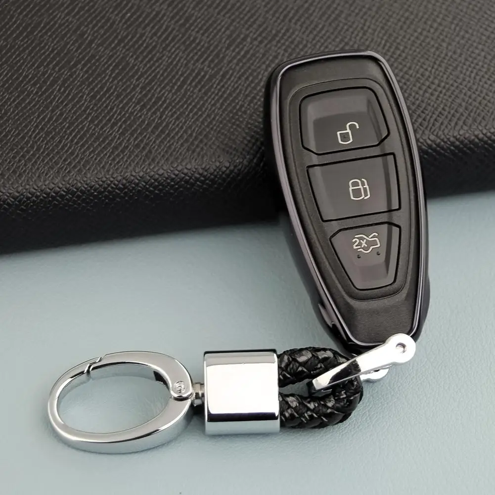 Мягкий ТПУ защитный чехол для автомобильных ключей FORD C-MAX FOCUS RS ST Fiesta хэтчбек