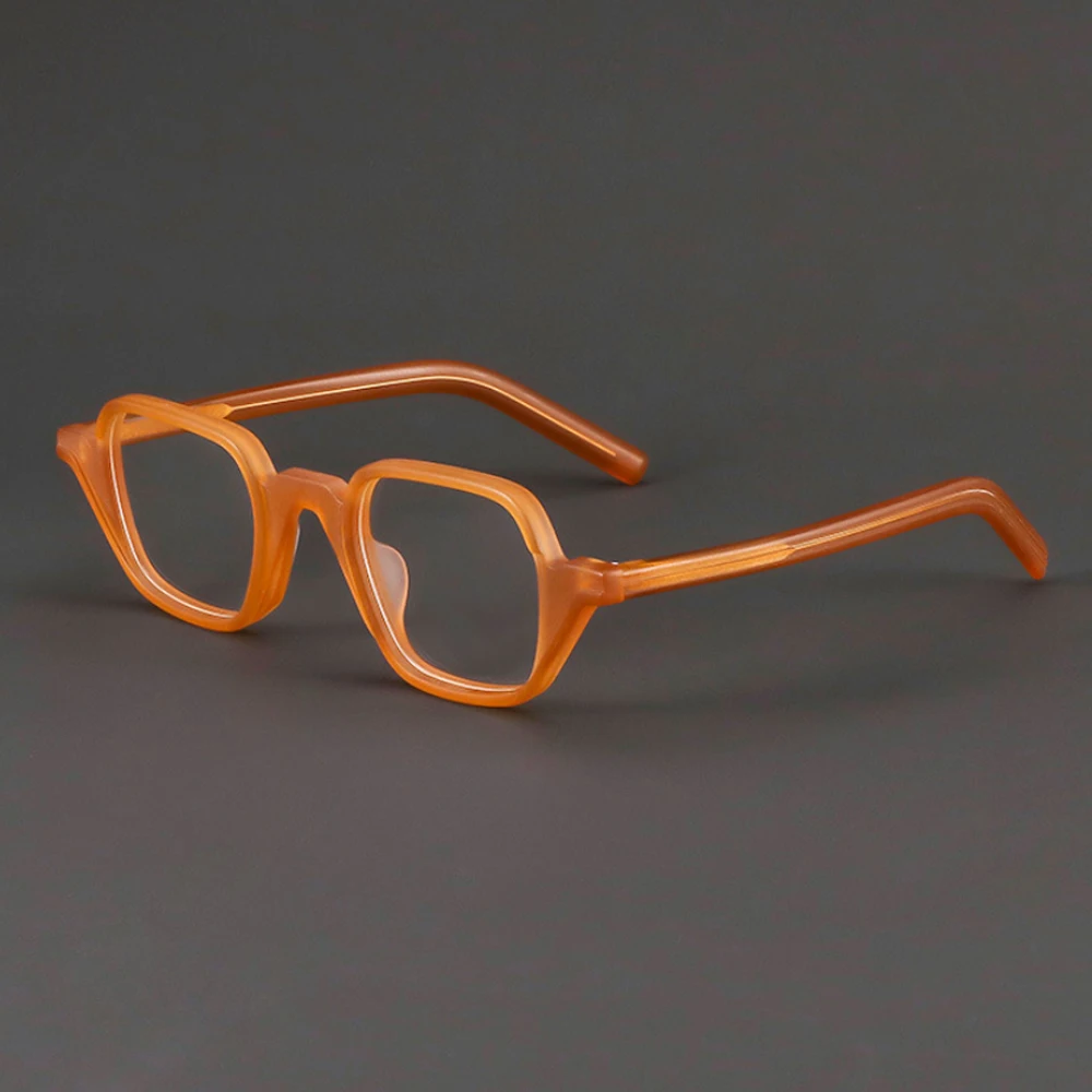 

80160 ацетатные очки ручной работы в стиле ретро оправа для очков для мужчин и женщин Модные оптические компьютерные очки