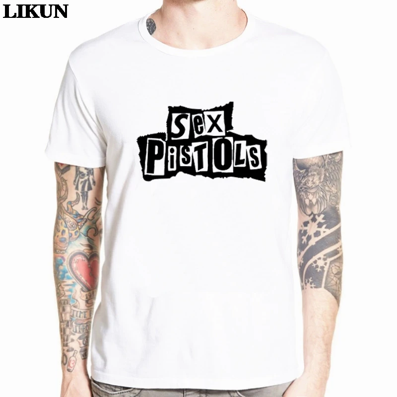 Summer NEW Punk rock Sex Pistols T shirt Men Rock Band Short sleeve O Neck Modal Tops Tees Streetwear | Мужская одежда