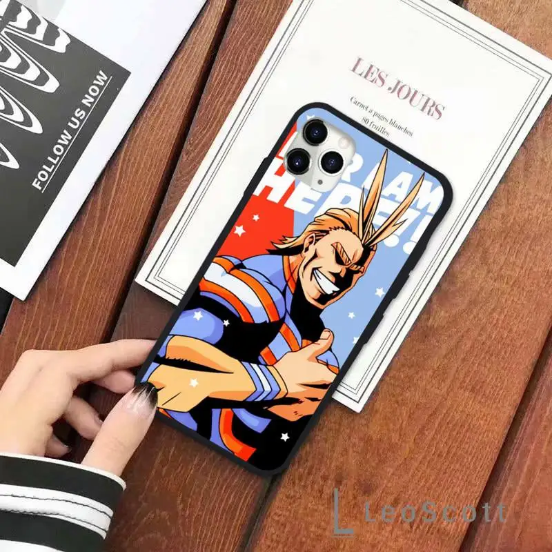 

Anime My Hero Boku no Hero Academia deku bakugou Phone Case for iPhone 11 12 pro XS MAX 8 7 6 6S Plus X 5S SE 2020 XR Soft
