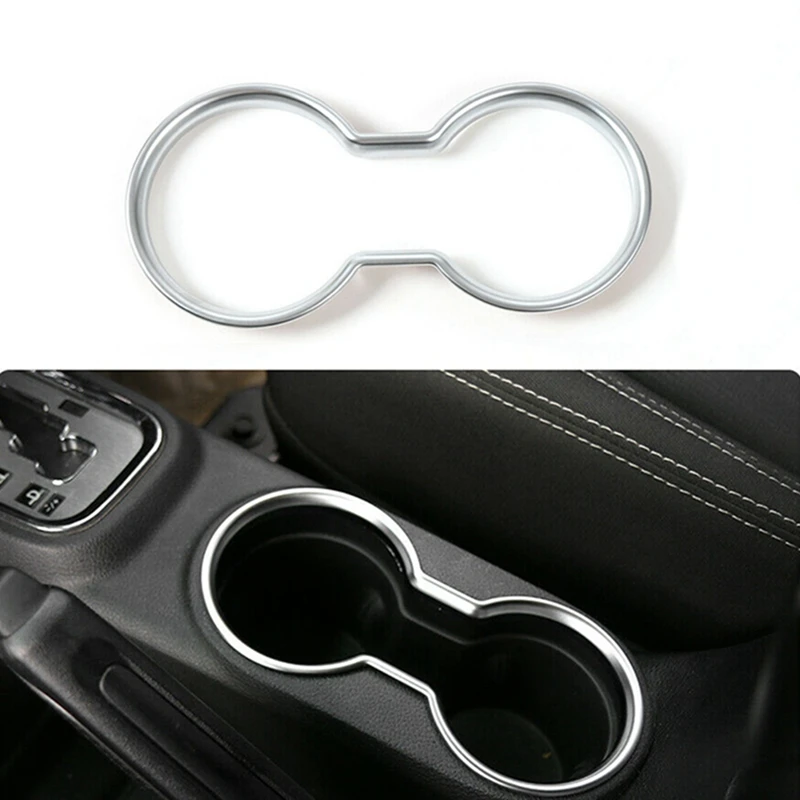 Автомобильный хромированный передний держатель для чашки воды декоративная