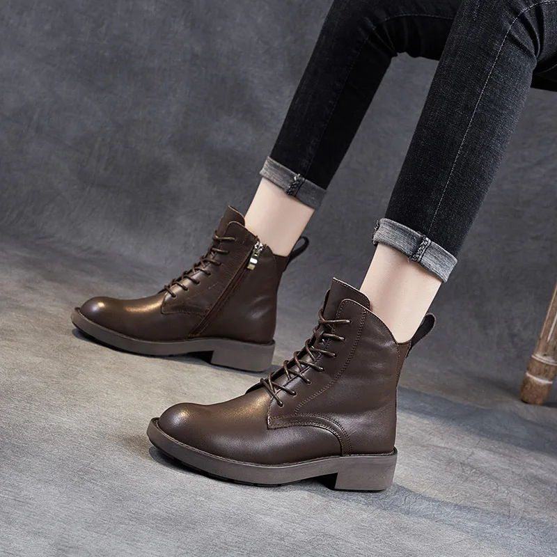 

Женские ботинки, Новая женская зимняя обувь с круглым носком, женская резиновая обувь, популярные большие женские ботинки, женская обувь