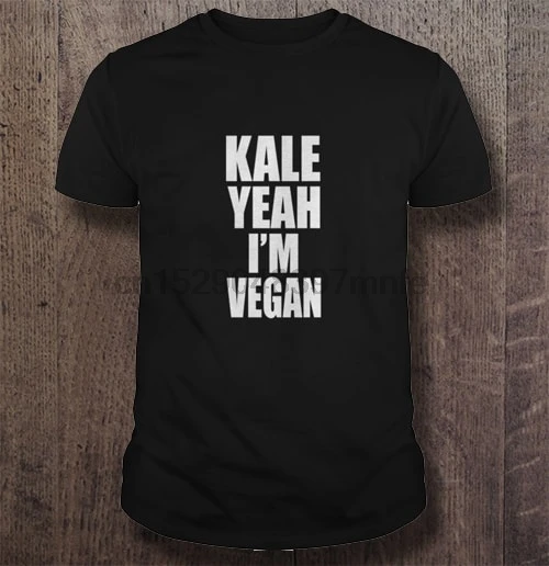Мужская футболка Kale yah I'm vegan женская футболка|Мужские футболки| |