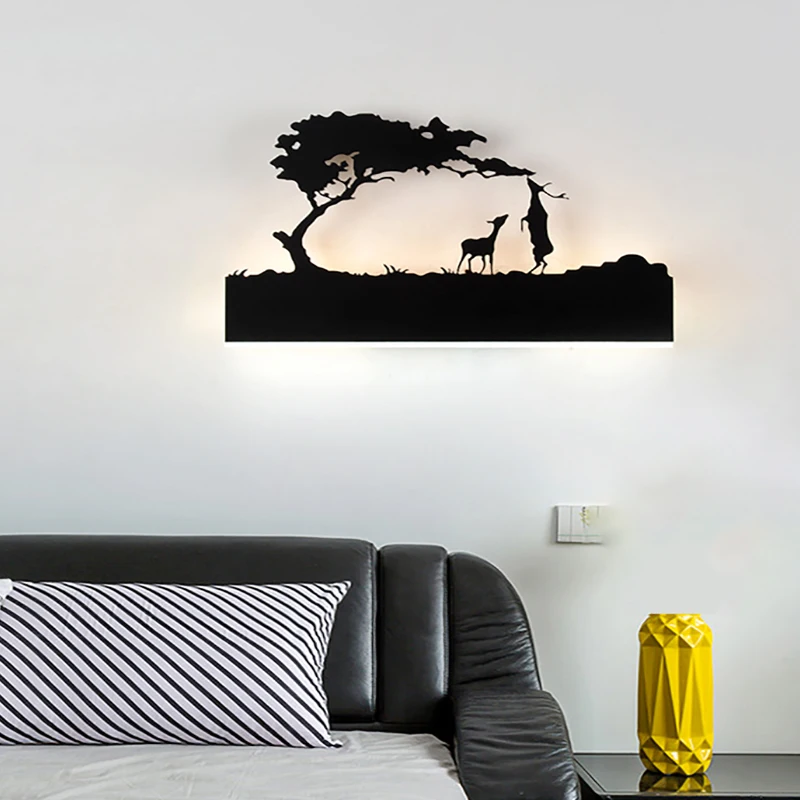 Современная винтажная настенная лампа в стиле лофт светодиодный светильник с