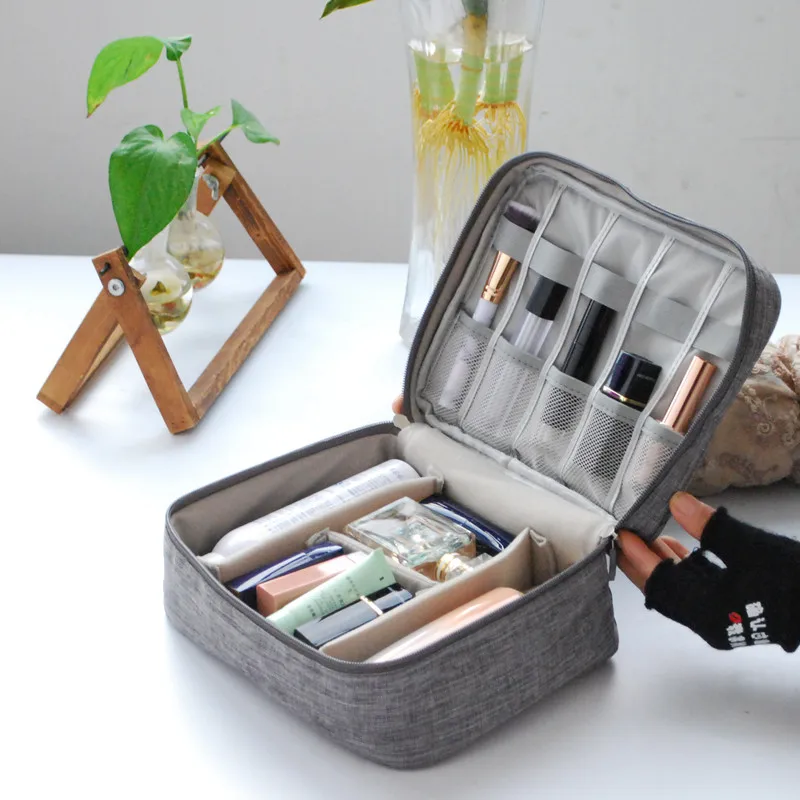 Дорожная моющаяся косметичка для хранения водонепроницаемый макияж губная