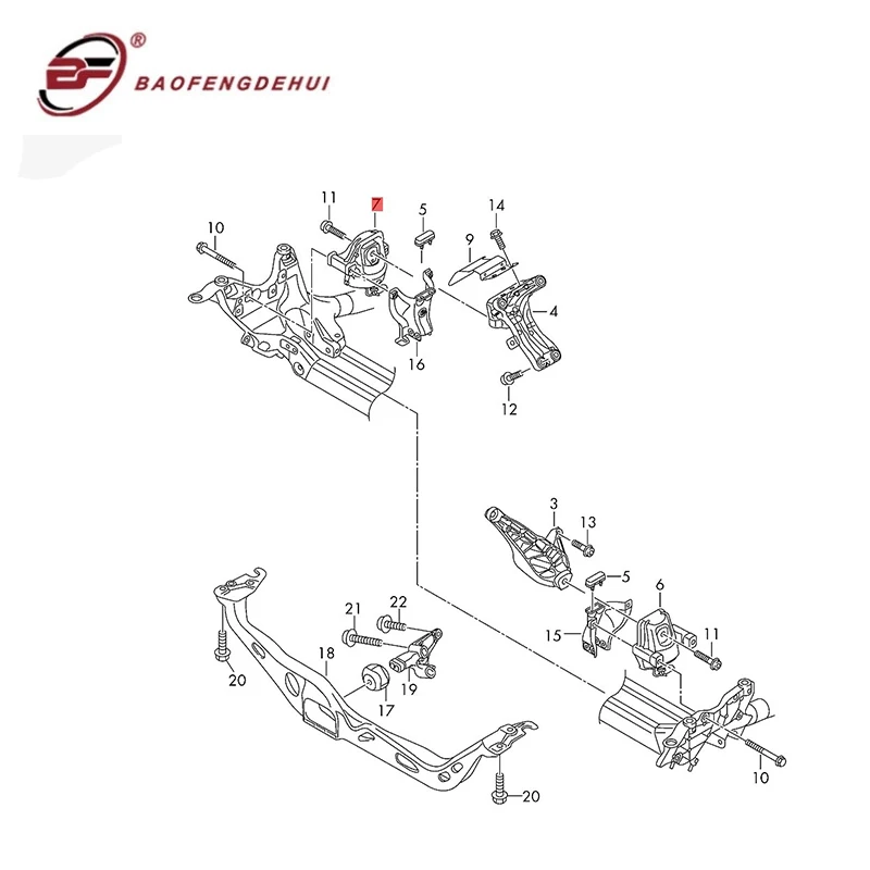 

Engine Mount Sensor Electronically Controlled Hydro Motor Mounts 4H0199255AA For Audi S6 4.0 TFSI quattro 7DCT 2016