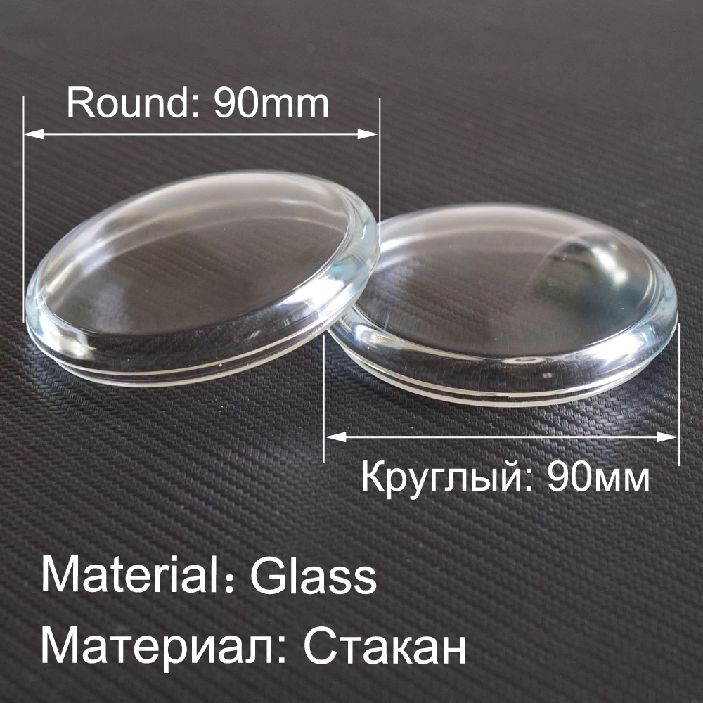 90 мм светодиодный светильник тумана высокого Температура устойчивый Стекло