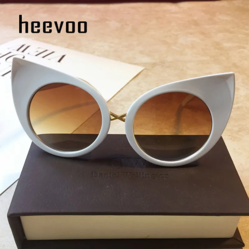 Солнечные очки кошачий глаз женские винтажные солнцезащитные аксессуары в